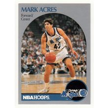 1990-91 Hoops Mark Acres basketball card #213 - Magic