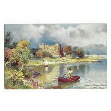 Dunstaffnage Castle, Near Oban, Tucks Postcard.