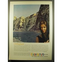 1961 Colombia National Tourist Board Ad - Cartagena!