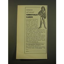1961 Metropolitan Museum of Art Ad - Distinctive and unusual Christmas Cards