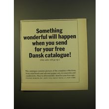 1961 Dansk Designs Advertisement - Something wonderful will happen