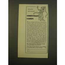 1961 Metropolitan Museum of Art Advertisement - Christmas Cards