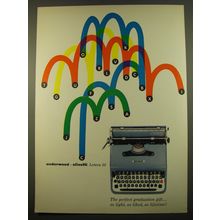1961 Underwood Olivetti Lettera 22 Typewriter Advertisement