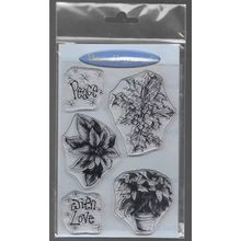 Personal Impressions. Flowers Sentiments Stamp Set. Stamping Cardmaking Crafts