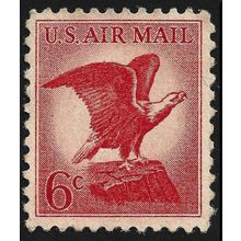 USA 1963 6c Airmail Bald Eagle Sc#C67 - USED @A224