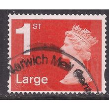 GB 2016 QE2 1st Large Letter Machin used SG U3036 MBIL ( E1434 )