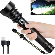 Rechargeable LED Flashlights High Lumens, 9000 Lumens Super Bright Flashlight wi