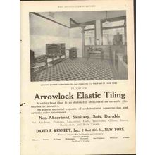 david e kennedy inc 1912 consolidated gas co elastic tiling vintage ad