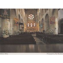 Waltham Abbey Church Interior Photo Postcard