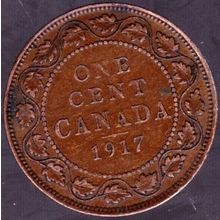 1917 Canada 1 Cent Coin