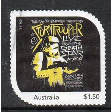 2024: STAR WARS, DARKSIDE, 'STORM TROOPER', USED SELF-ADHESIVE MY STAMP. 17/18