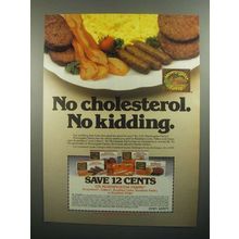 1984 Morningstar Farms Ad - Scramblers, Grillers, Links