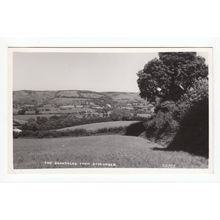 The Quantocks from Stogumber Postcard RP Somerset Publisher H H Hole