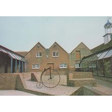 Harlow Penny Farthing Bicycle Postcard