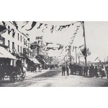 Victorian Jubilee Day For Queen Victoria Southend On Sea Essex Flag etc Postcard