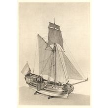 1714 Model Tall Ship Amsterdam Museum Boat Vintage Postcard