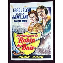 ADVENTURES OF ROBIN HOOD, The (1938) Vintage Belgian poster **Errol Flynn**