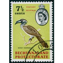 Bechuanaland 1961 2½c Scarlet-chested Sunbird SG170 used