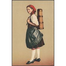 Mädchen aus Guggisberg, Kanton Bern, c.1910 - Wehrli AK