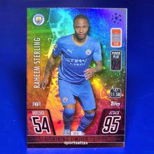 Raheem Sterling Lightning Limited Edition #LELI Topps Match Attax 2021-22