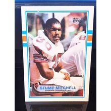 STUMP MITCHELL 1989 TOPPS FOOTBALL CARD #288
