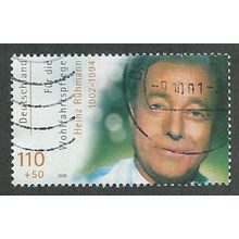 GER 2000 110pf + 50 'ACTORS - HEINZ RUHRMANN' FINE USED (EBID47-609)