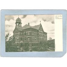 Rhode Island Pawtucket Postcard St Mary's School~1069