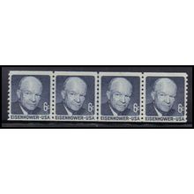 1401 6c Dwight Eisenhower Fine MNH CL S/4 KA9072