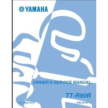 YAMAHA TT-R90R OWNERS SERVICE MANUAL MOTORCYCLE 132 PAGES IN ENGLISH