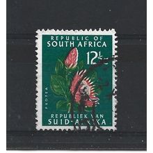 SouthAfrica.SG207 12 1/2c Protea.Variety Unchecked.Fine Used.Aug25e