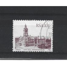 SouthAfrica.SG520a 10c City Hall,Pietermaritzburg (Purple-Brown).F/Used.Sep25r