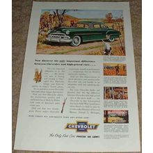 1952 Chevrolet DeLuxe Sport Coupe Ad, NICE!!!