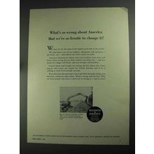 1968 Warner & Swasey Hopto Hydraulic Backhoe Ad