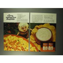 1972 Campbell's Soup Ad - Merry Makings