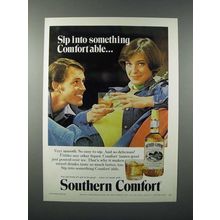 1975 Southern Comfort Liquor Ad - Sip Into Something Comfortable