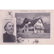 Oberammergau Germany Annas Darstellers Wohnhaus Antique Postcard