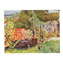 Pierre Bonnard The Farm Soho London Gallery Painting Vintage Postcard