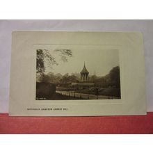 CHINESE BELL, THE ARBORETUM, NOTTINGHAM used antique postcard 1908 pm =