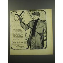 1955 Galey & Lord White Stag jacket and Trousers Advertisement