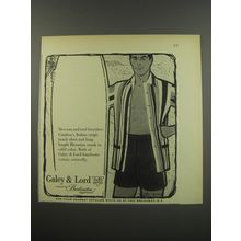 1955 Galey & Lord Catalina's Beach Shirt and trunks Ad - New sun and surf