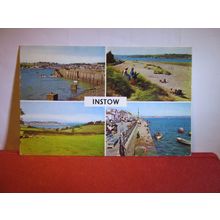 multiview, INSTOW, NORTH DEVON, used postcard 1971 pm #