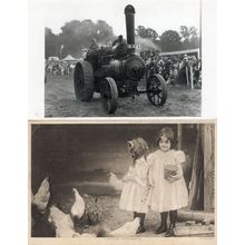 Little Farmers Children Farming Antique Postcard & More