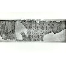 Emperor Hadrian Roman Carving Inscription Real Photo Shropshire Postcard