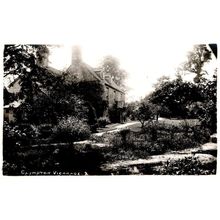 Glympton Vicarage River Oxford Real Photo Old Postcard