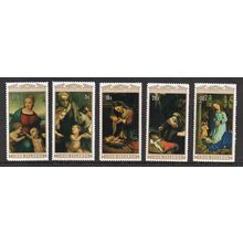 Cook Islands - 1974 - Christmas (sg500-504) MNH