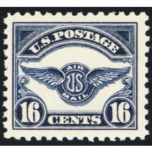C5, Mint VF NH 16¢ Wings Airmail Stamp - Stuart Katz