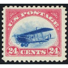 C3, Mint VF NH 24¢ Jenny Airplane Stamp SCV $130 - Stuart Katz