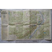 Touren- und Wanderkarte von Thiersee und Umgebung mit Kufstein, Kaisergebirge &
