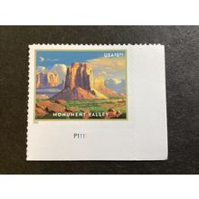 ICOLLECTZONE US 5666 LR Plate Number Monument Valley Priority Mail VF NH