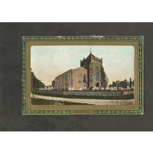 Postcard Sussex Bexhill Church Tuck Framed Gem series #746